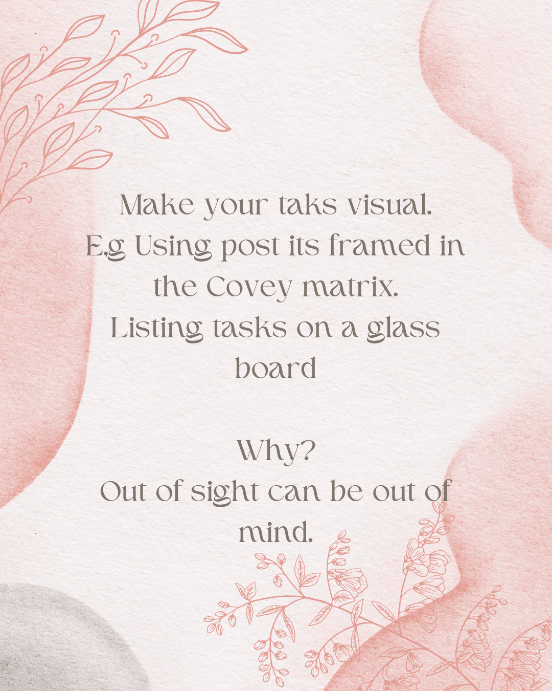 Make your tasks visual